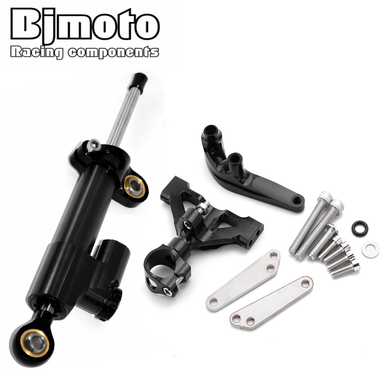 Steering Damper Stabilizer Kit Cnc - Bjmoto kit de suporte de montagem