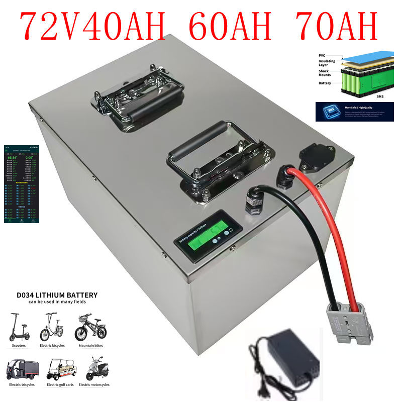 72V 30Ah Lifepo4 Battery Pack - Sistema de Armazenamento de Energia com