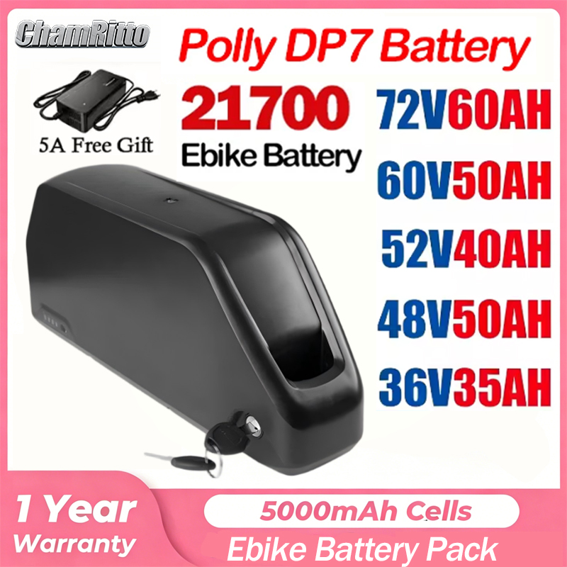 60V 30Ah 21700 Battery Pack - Bateria Hailong Polly 52V 50Ah para