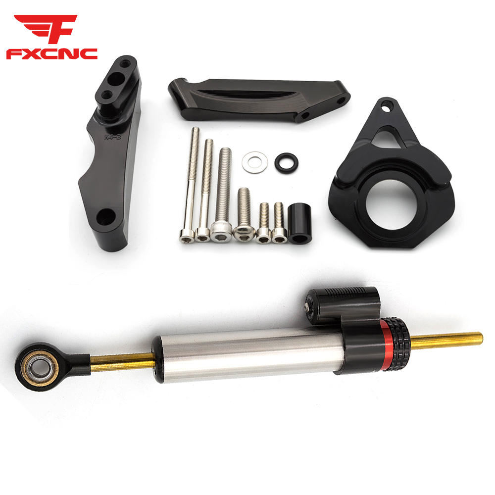Amortecedor de direção de moto - Steering Damper Stabilizer Kit Cnc avaliação e preço