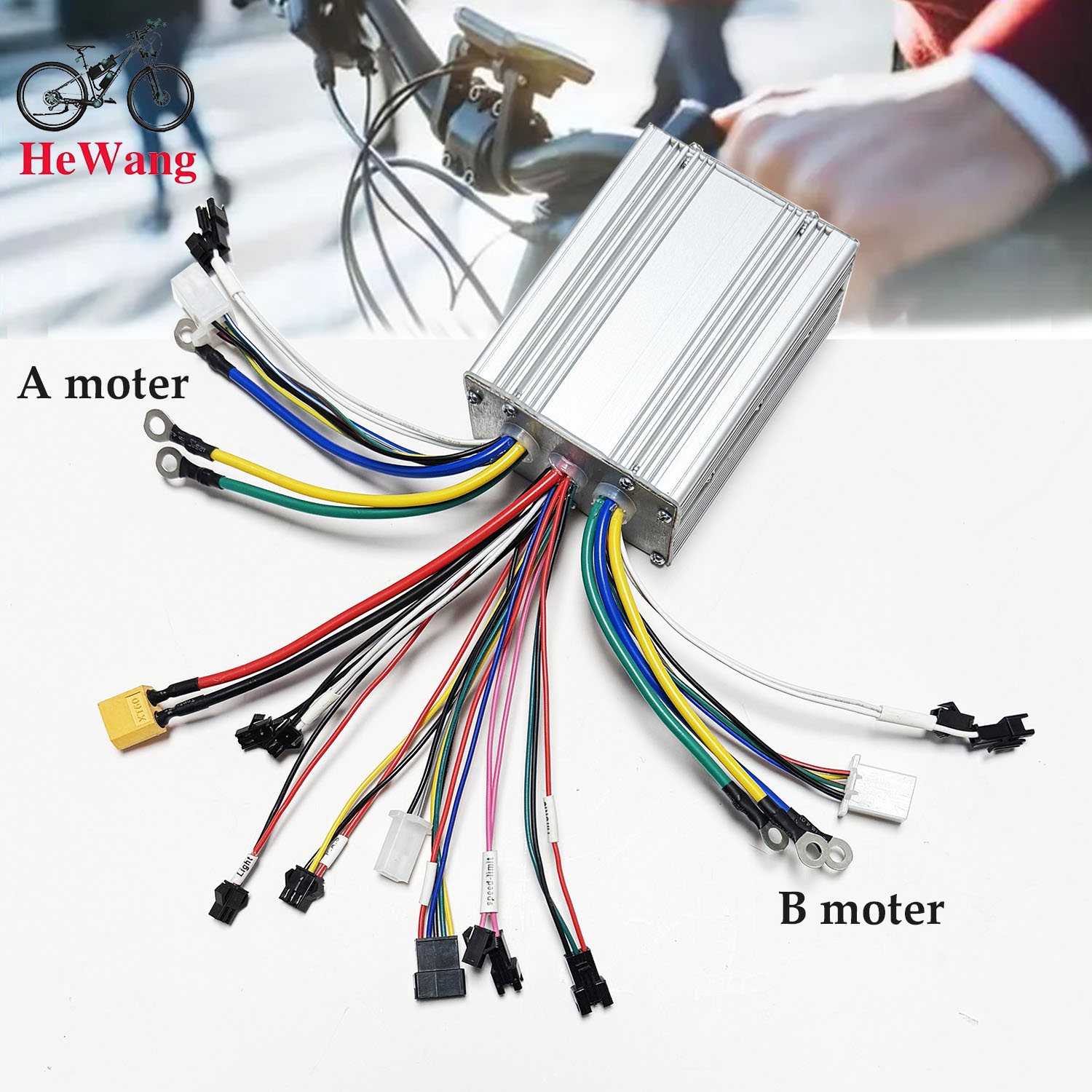 Controlador BLDC 36V 48V 52V 6 - 72V 45A Dual Controller avaliação e preço