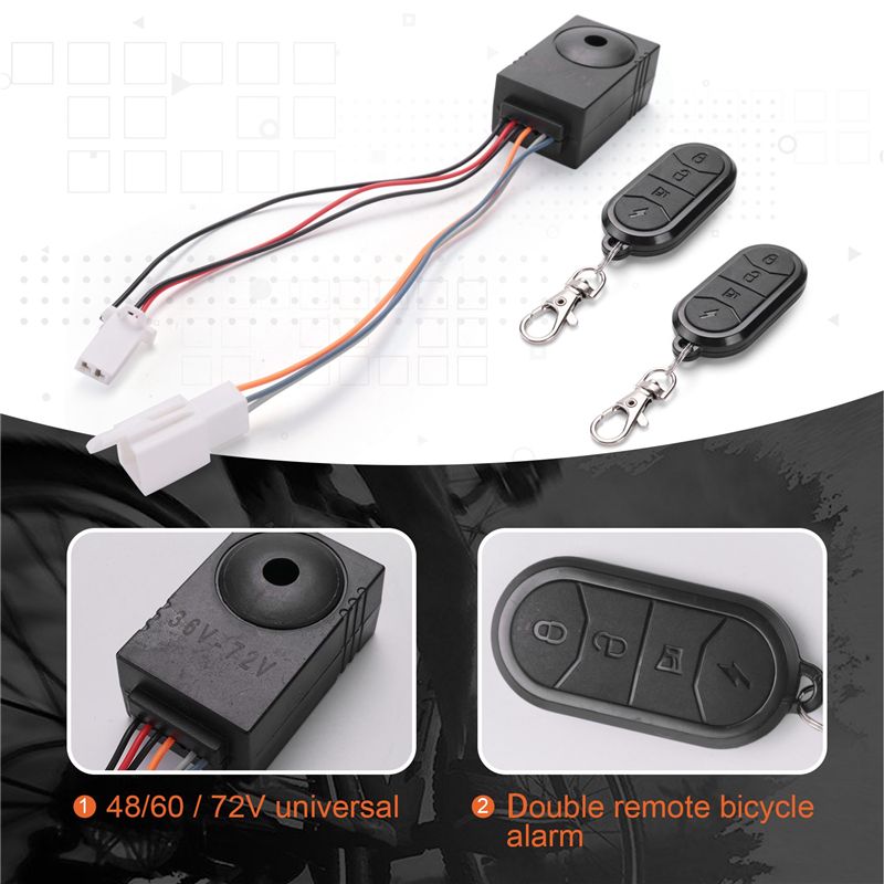 B49CEbike Sistema de Alarme Co - 72V 45A Dual Controller avaliação e preço