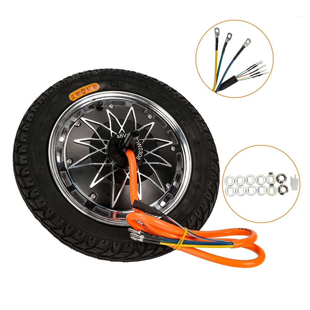 Motor elétrico para ciclomotor - 60V 5000W Brushless Hub Motor avaliação e preço