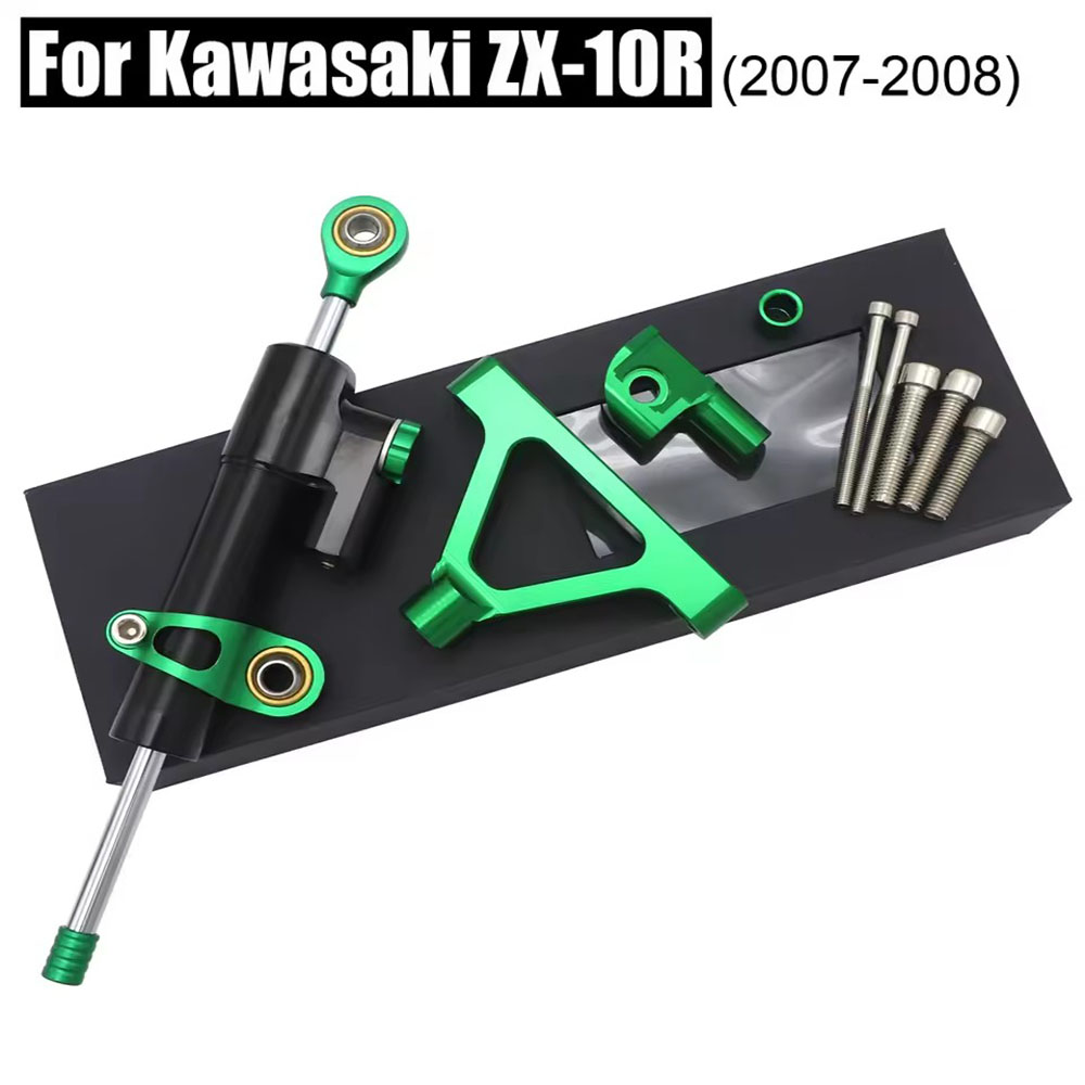 Para Kawasaki ZX10R 04-05: Amo - Steering Damper Stabilizer Kit Cnc avaliação e preço